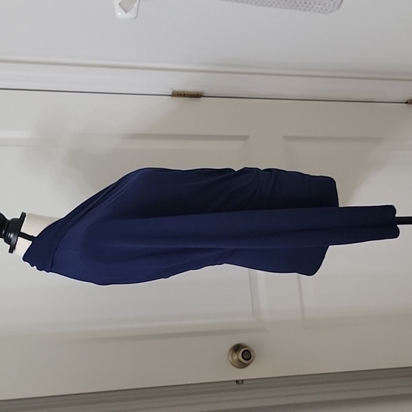 Grace Elements Size M Navy Blue Faux Wrap Long Sleeve Pullover Top, NEW - Picture 5 of 12